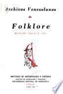 Archivos venezolanos de folklore