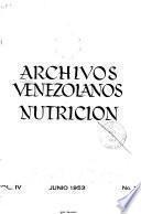 Archivos venezolanos de nutrición
