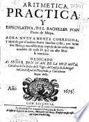 Aritmetica practica y especulativa