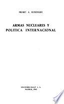 Armas nucleares y política internacional