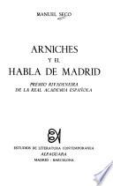 Arniches y el habla de Madrid