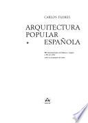 Arquitectura popular española