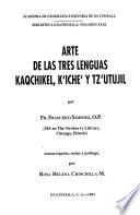 Arte de las tres lenguas