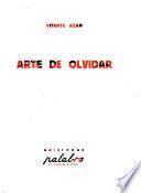 Arte de olvidar