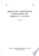 Artículos científicos publicados en América Latina