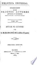 Artículos de costumbres
