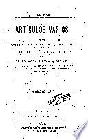 ARTICULOS VARIOS DE ISABELO DE LOS REYES Y FLORENTINO SOBRE ETNOGRAFIA, HISTORIA Y COSTUMBRES DEL FAIS