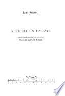 Artículos y ensayos