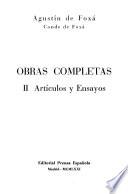 Articulos y ensayos