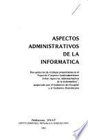 Aspectos administrativos de la informática