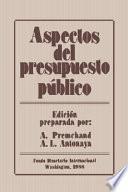 Aspectos del presupuesto público