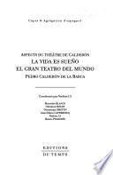 Aspects du théâtre de Caldéron