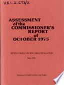 Assessment of the Commissioner's Report of October 1976