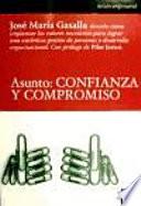 Asunto: confianza y compromiso