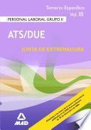 Ats/due Vol. Iii. Personal Laboral de la Comunidad Autonoma de Extremadura. Temario Especifico