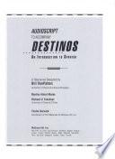 Audioscript to accompany Destinos, an introduction to Spanish