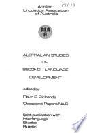 Australian Studies of Second Language Development