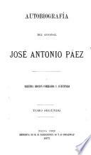 Autobiografía del general José Antonio Páez