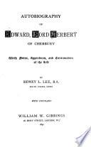 Autobiography of Edward, Lord Herbert of Cherbury