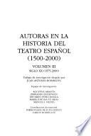 Autoras en la historia del teatro español: Siglo XX (1975-2000)