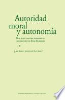 Autoridad moral y autonomía