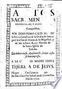 Autos sacramen[tales], historiales y aleg[oricos]