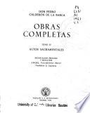 Autos sacramentales. Recopilacion, prologo y notas por Angel Valbuena Prat