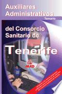Auxiliares Administrativos Del Consorcio Sanitario de Tenerife. Temario.e-book.