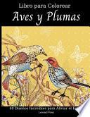Aves y Plumas Libro para Colorear
