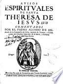 Avisos espirituales de Santa Theresa de Iesus