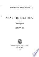 Azar de lecturas