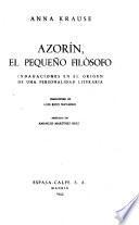 Azorín, el pequeño filósofo