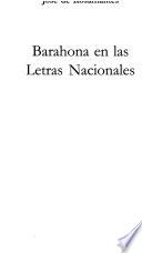 Barahona en las letras nacionales