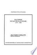 Bautismos de San Nicolas de Bari 1737-1769