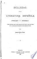 Bellezas de la literatura española, prosa y verso