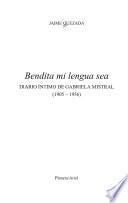 Bendita mi lengua sea