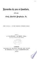 Bernardus de Cura Rei Famuliaris