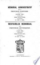 Bestuurlijk memoriaal der Provincie Antwerpen
