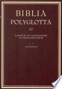 Biblia Polyglotta Matritensia