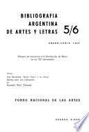 Bibliografía argentina de artes y letras