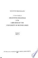 Bibliografía argentina