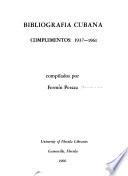 Bibliografía cubana
