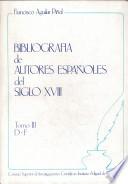 Bibliografía de autores españoles del siglo XVIII