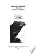 Bibliografía de Galápagos, 1535-1995