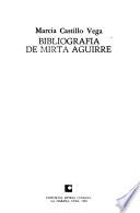 Bibliografía de Mirta Aguirre
