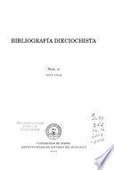 Bibliografía dieciochista