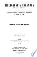 Bibliografia española