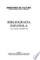 Bibliografía española