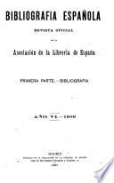 Bibliografía española