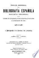 Bibliografía española